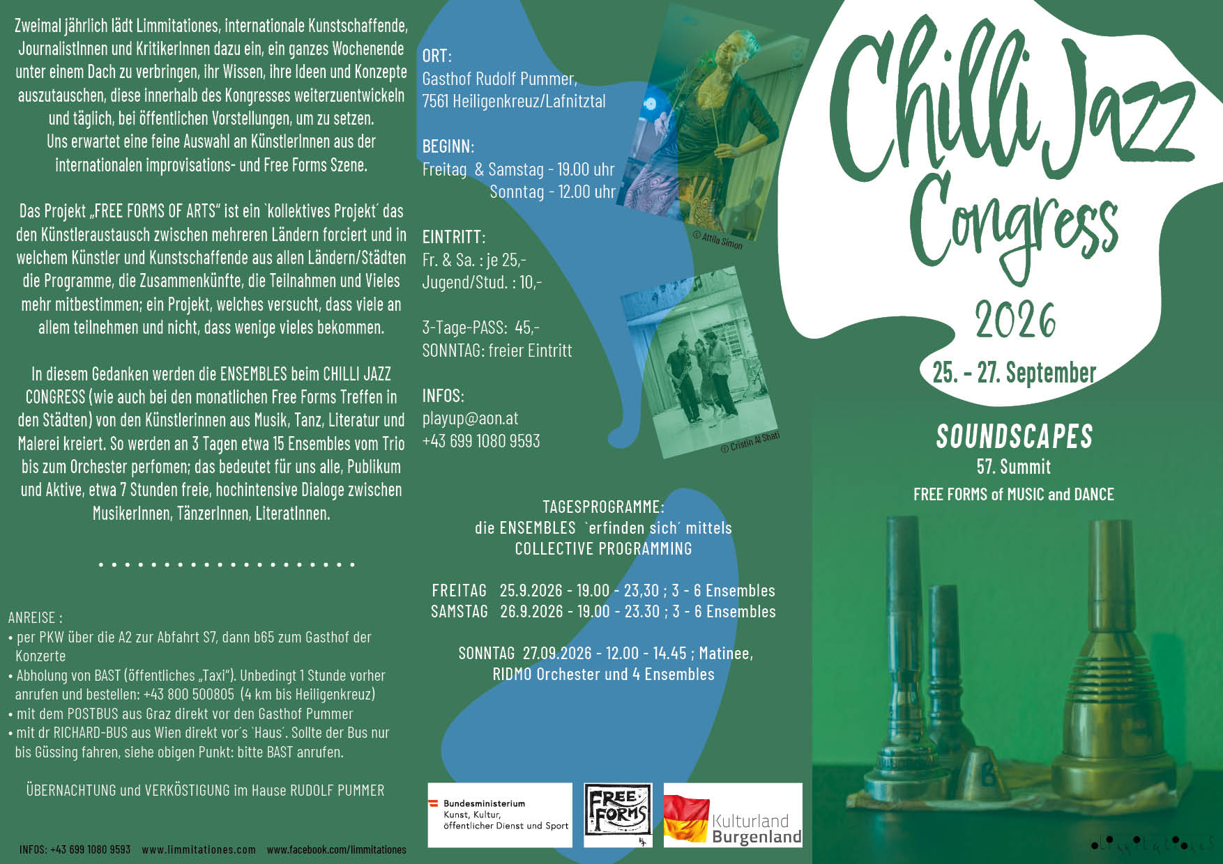 Flyer (Aussenseite) &ndash; Chilli Jazz Congress 2026