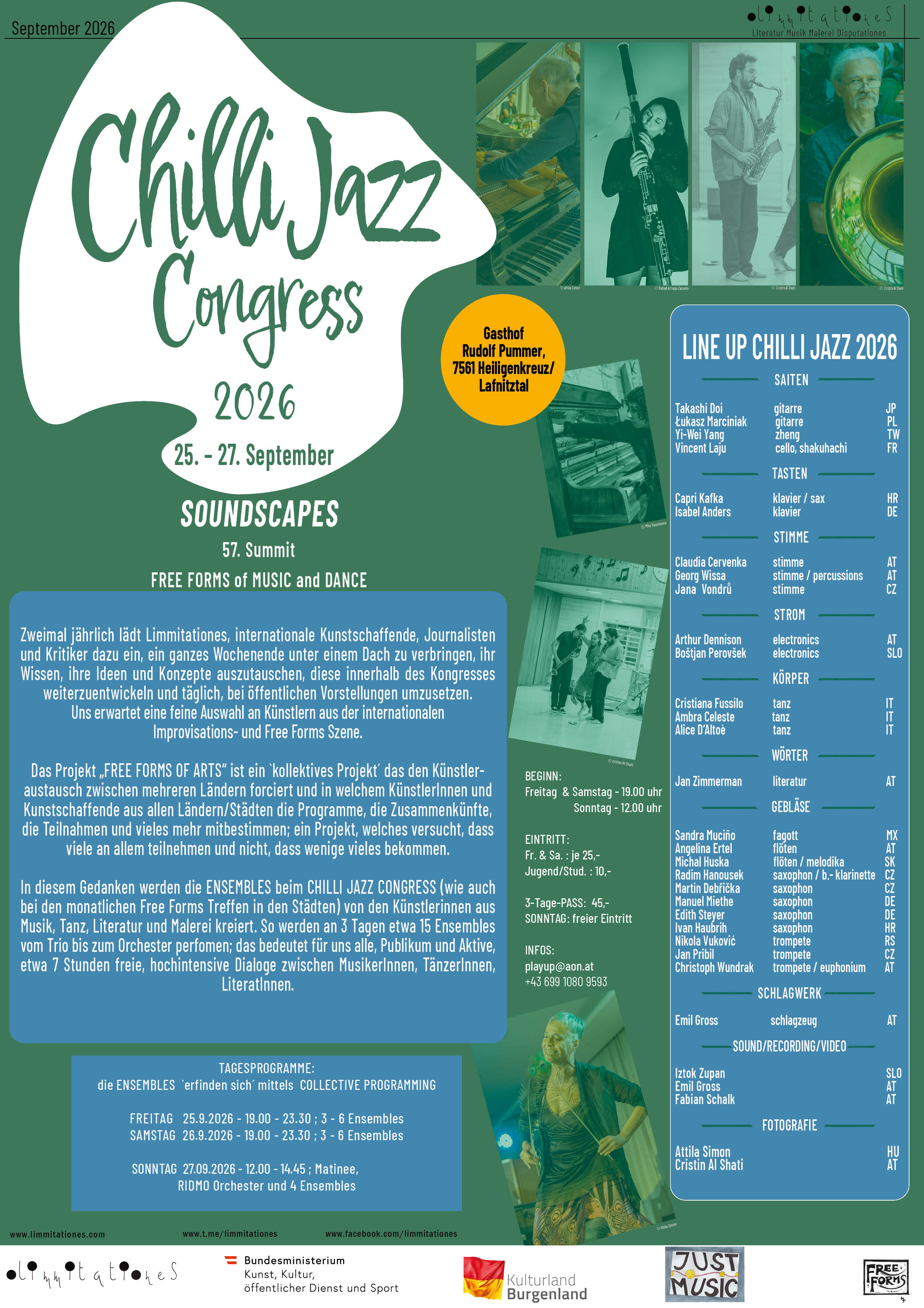 Plakat A2 &ndash; Chilli Jazz Congress 2026